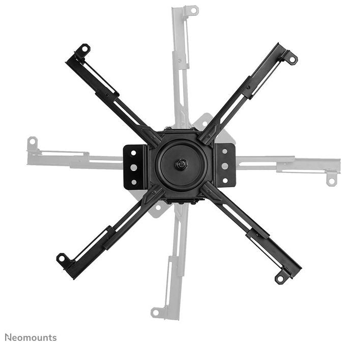 Neomounts CL25-530BL1 Supporto a soffitto per proiettore capacita' 45 Kg regolazione completa inclinazione ±20° rotazione 360° gestione cavi interna colore Nero