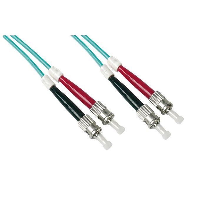 Link cavo fibra ottica st a st multimode duplex om3 50-125 mt.2