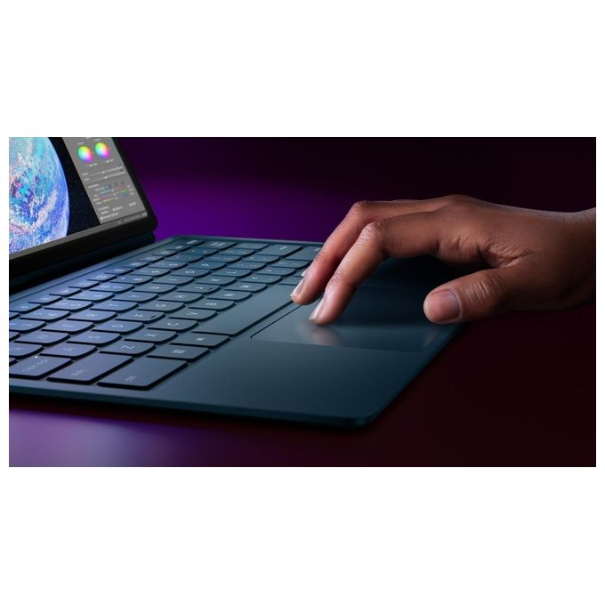 Lenovo ZAEG0015IT Yoga Tab Plus Tablet Android 12.7'' 3K Snapdragon 8 Gen 3 16 GB RAM 256 GB Wi-Fi 7 Android 14 Tastiera e Pennino inclusi colore Tidal Teal