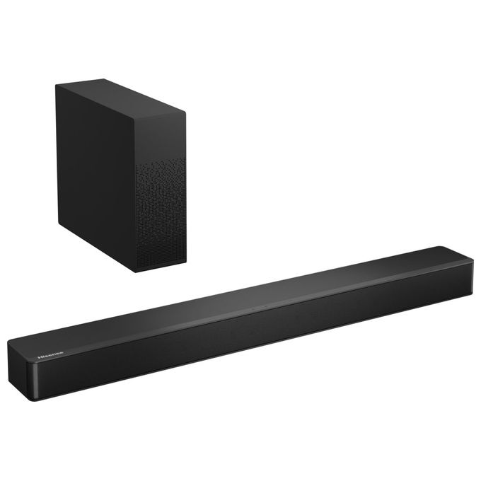 Hisense HS2100 Soundbar 2.1 Canali 240 W Subwoofer Wireless Bluetooth 5.3 HDMI ARC Dolby Digital colore Nero