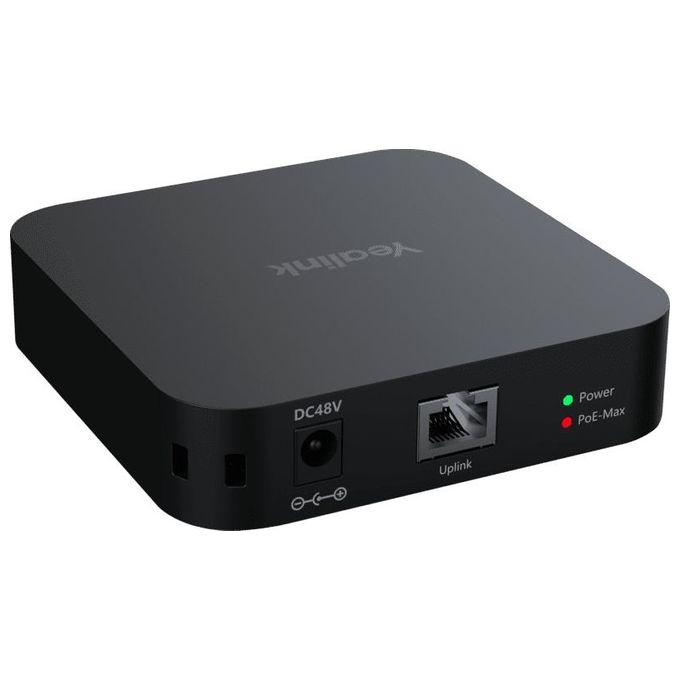 Yealink RCH40 Room Cable Hub Gigabit Ethernet 5 Porte PoE IEEE 802.3af 802.3at colore Nero