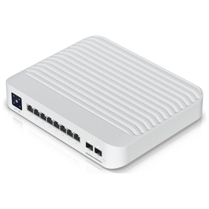 Ubiquiti USW-PRO-8-POE UniFi Switch Gestito L2-L3 8 porte Gigabit PoE+ PoE++ 2 SFP+ 10G 120W colore Bianco