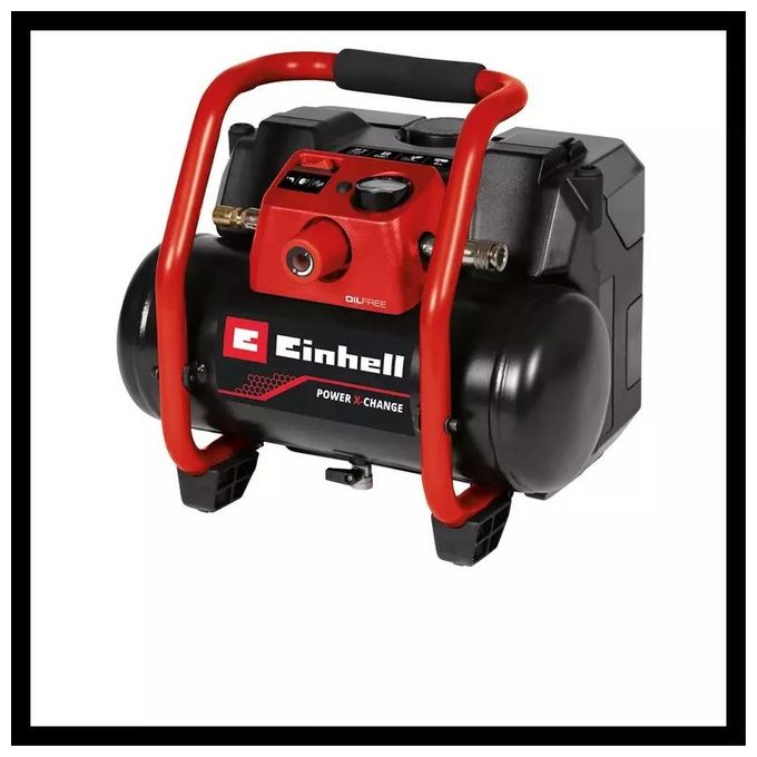 Einhell 4020415 TE-AC 36-150 Li OF-Solo Compressore a Batteria 150 l-min 36 V 6 L colore Nero Rosso