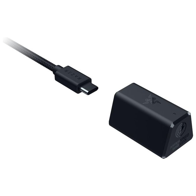Razer RZ04-04960100-R3M1 BlackShark V2 HyperSpeed Cuffie Gaming Wireless 2.4 GHz Bluetooth 5.2 Driver 50mm THX Spatial Audio autonomia 70 ore colore Nero