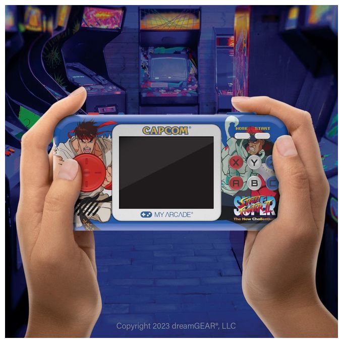 MY ARCADE DGUNL-4187 Pocket Player PRO Super Street Fighter II colore Nero