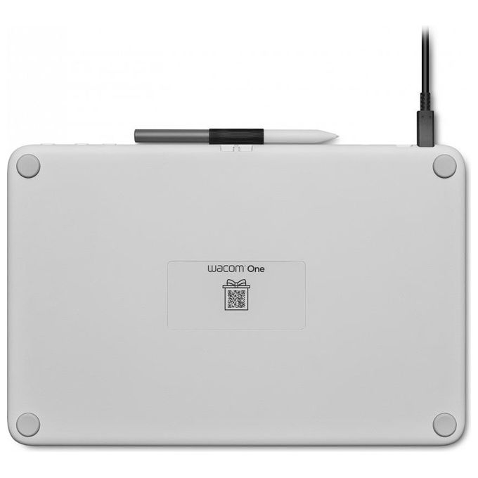 Wacom DTH134W0B One 13 touch Tavoletta Grafica Display Interattivo 13.3'' Full HD 1920x1080 2540 lpi Bianco
