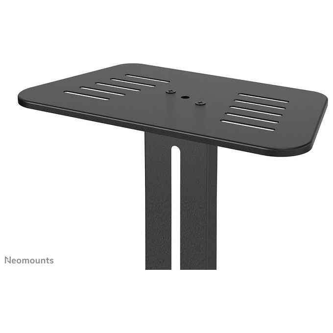 Neomounts FL50-550BL1 Carrello TV da Pavimento Mobile 37'' 70'' 50 Kg 4 Ruote 2 Ripiani VESA 600x400 colore Nero