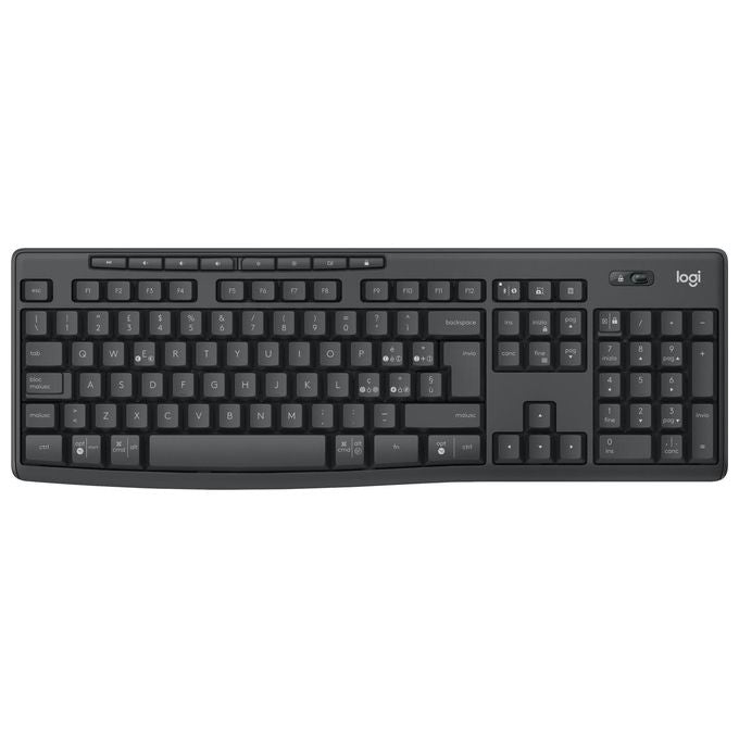 Logitech 920-012069 MK370 Combo for Business Kit Tastiera e Mouse Wireless Full-Size QWERTY Italiano Logi Bolt Bluetooth colore Grafite