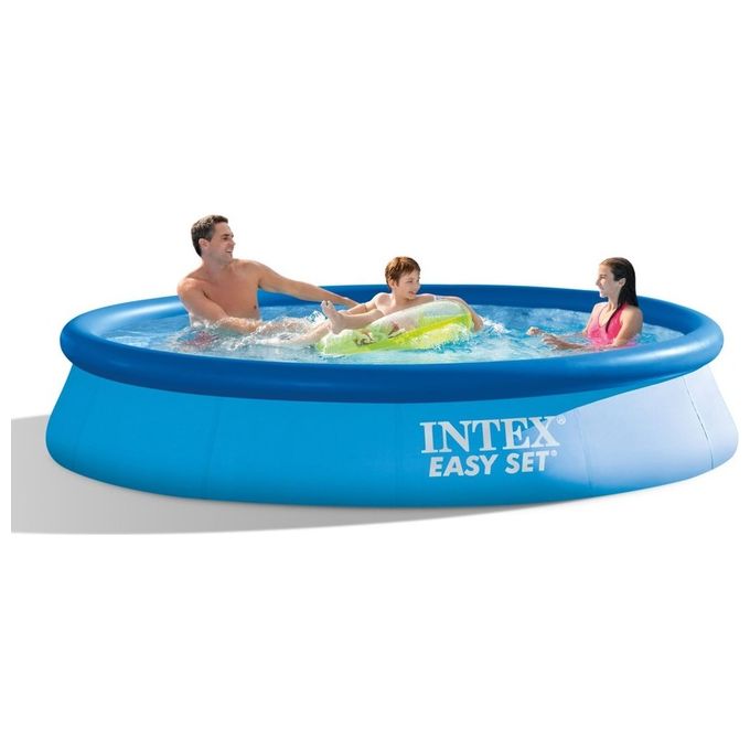 Intex 28132NP Piscina Fuori Terra Easy Set Rotonda Pompa Filtro 2006 L-h 5621 L PVC Azzurro 366x76 cm 366 x 76 cm Con Pompa Filtro