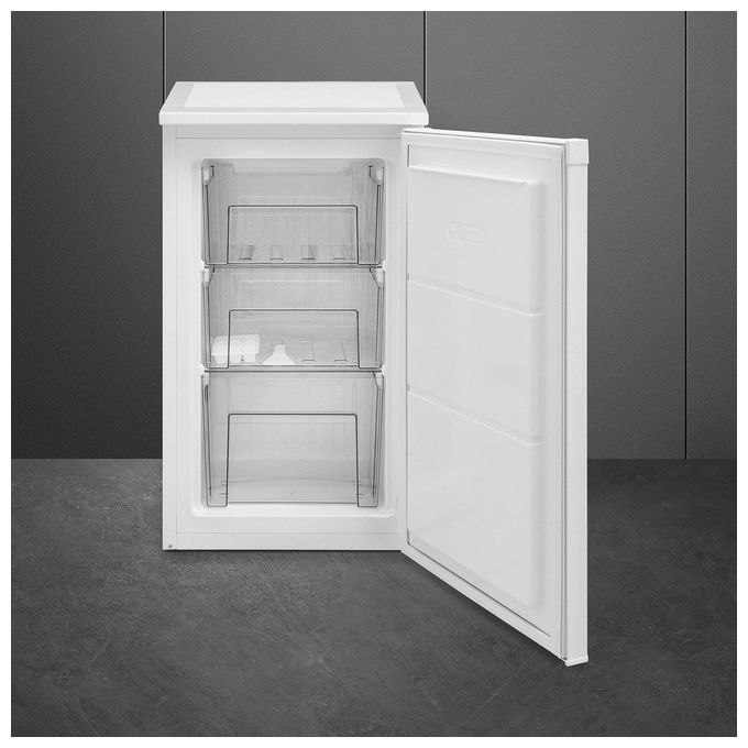 Smeg FF08EW Estetica Universale Congelatore Sottotavolo 63 L 82 cm Classe E 41 dB Statico 3 Cassetti colore Bianco
