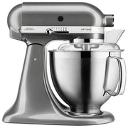 KitchenAid 5KSM185PSEMS Artisan Impastatrice Planetaria 300W 4,8 L 10 velocita' movimento planetario colore Medallion Silver