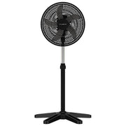 Rowenta VU3110F0 Turbo Essential Ventilatore a Piantana 3 Velocita' 40 cm 2220 m³-h 58 dB colore Nero