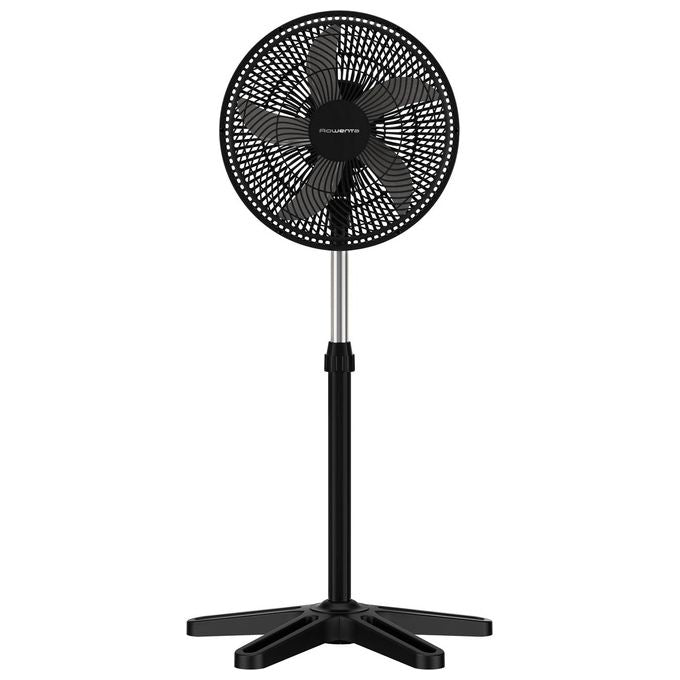 Rowenta VU3110F0 Turbo Essential Ventilatore a Piantana 3 Velocita' 40 cm 2220 m³-h 58 dB colore Nero