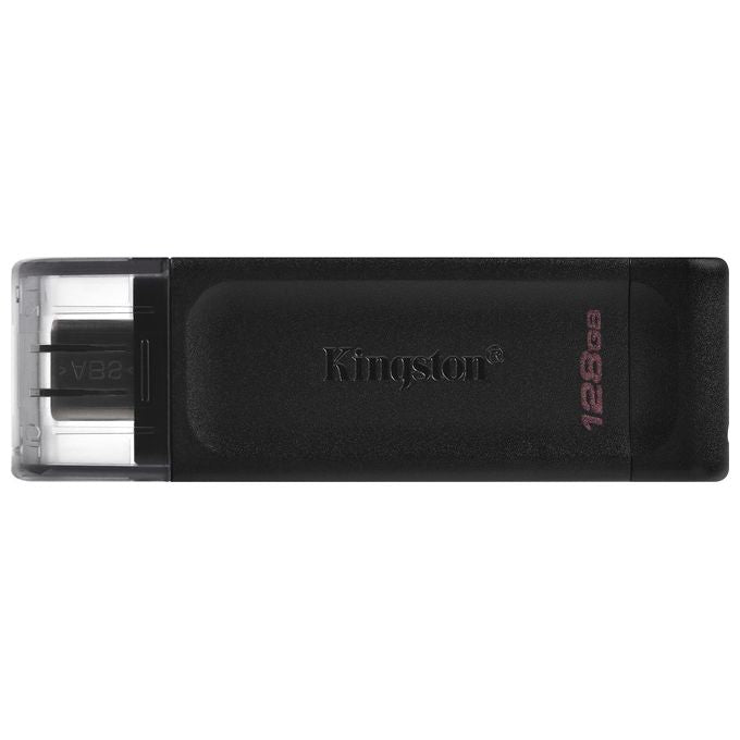 Kingston DataTraveler 70 Unita' Flash Usb 128Gb Usb Tipo-C 3.2 Gen 1 Nero
