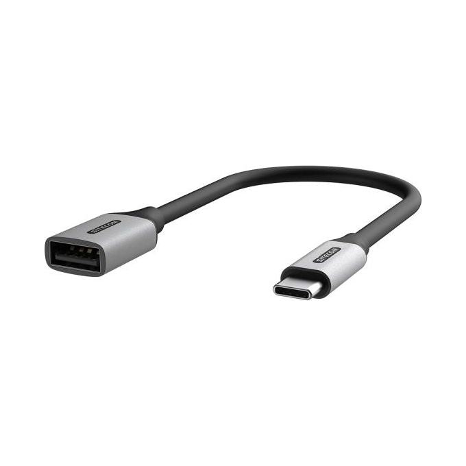 Sitecom Cavo Adattatore USB C a USB A Grigio e Nero