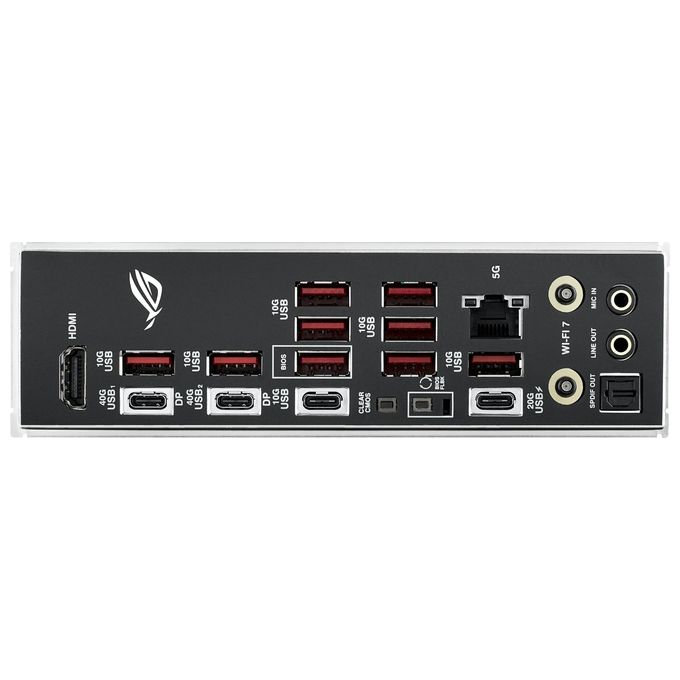 Asus 90MB1IB0-M0EAY0 ROG Strix X870E-E Gaming WiFi Scheda Madre ATX Socket AM5 DDR5 PCIe 5.0 5x M.2 Wi-Fi 7 USB4