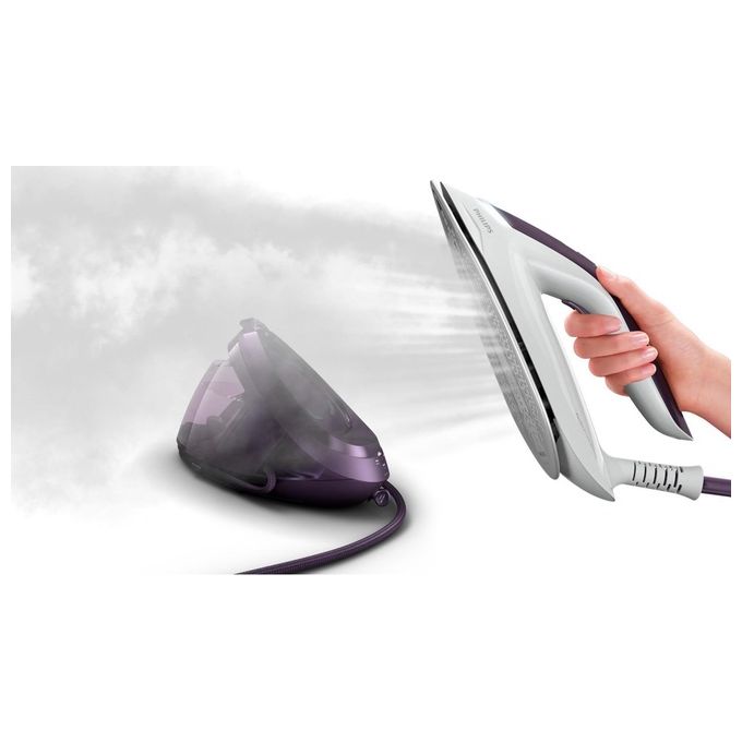 Philips PSG8050-30 PerfectCare Serie 8000 Ferro da Stiro con Caldaia 2700 W 600 g-min 8 bar 1,8 L colore Viola