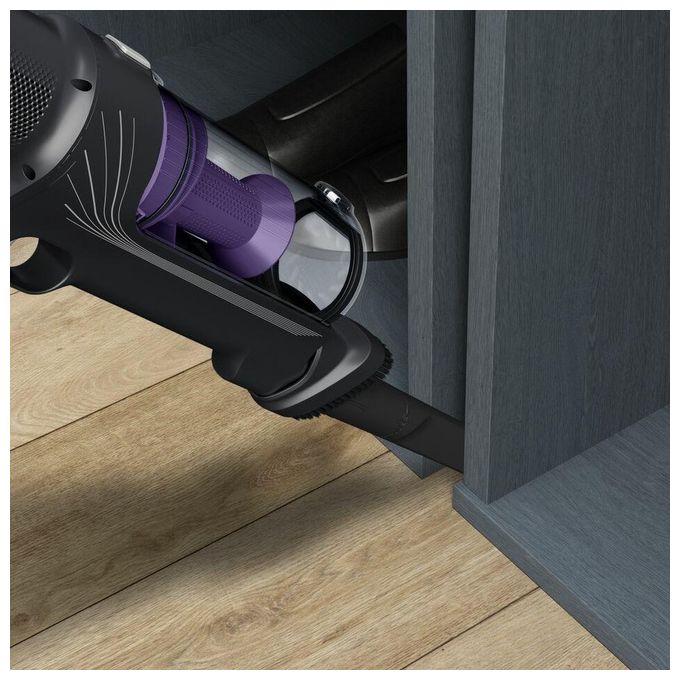 Rowenta RH6A35WO X-Pert 7.60 Aspirapolvere a Bastone 2 in 1 Senza Filo Ciclonico Senza Sacchetto 0.44 L 140 W 45 min 81 dB colore Viola Argento