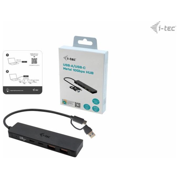 I-Tec Metal Usb-C Hub 2x Uusb 3.0 + 2x Usb-C