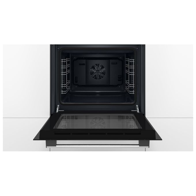 Bosch HBF113BR1S Serie 2 Forno da incasso Elettrico Ventilato 66 L Classe A Grill 3300W (59.5x59.4x54.8 cm) colore Acciaio inossidabile