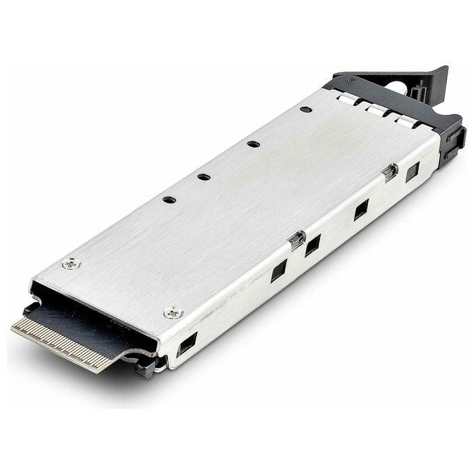 StarTech TR-M2-REMOVABLE-PCIE Vassoio per unita' SSD M.2 NVMe Supporto aggiuntivo Hot Swap con Chiusura a Chiave 2230 2242 2260 2280 colore Nero Argento