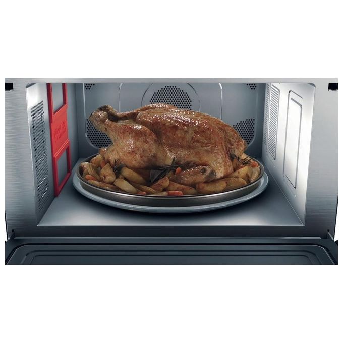 Whirlpool MWSC 9133 SX Supreme Chef Forno a microonde Combinato 33 L 1000 W Grill Vapore Crisp 6° SENSO colore Acciaio Inossidabile