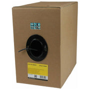 StarTech Rotolo in serie di cavi riser UTP solidi CMR Cat5e, 304,8 m, colore nero