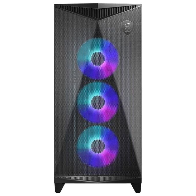 MSI 306-7G21W21-W57 MPG GUNGNIR 300R AIRFLOW Case PC Mid-Tower Supporto E-ATX USB Type-C 20Gbps 4 Ventole ARGB colore Bianco