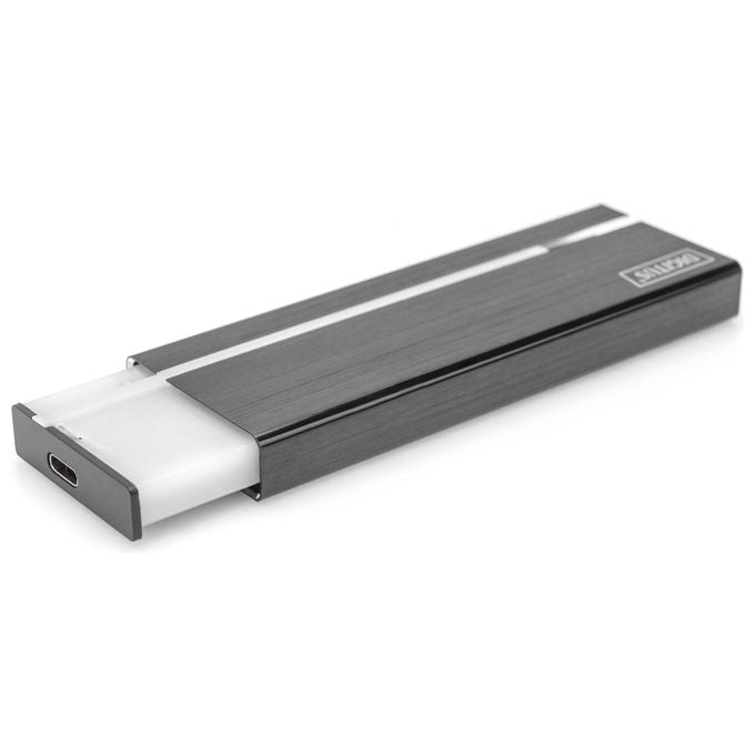 Digitus DA-71120 Box Esterno SSD M.2 NVMe PCIe USB 3.1 Type-C 10 Gbps fino a 8 TB colore Nero