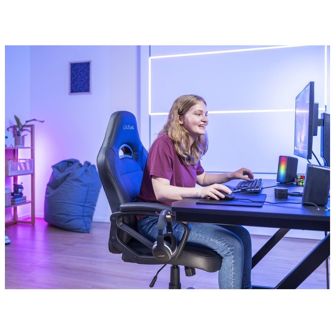 Trust GXT 611 Wezz Casse PC 2.0 Canali Illuminazione RGB 6 W Alimentazione USB colore Nero