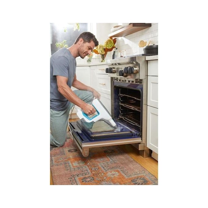 Black and Decker BHSM15FX08 Pulitore a Vapore Portatile 1500 W 0,5 L 8 Accessori riscaldamento 30 s colore Bianco