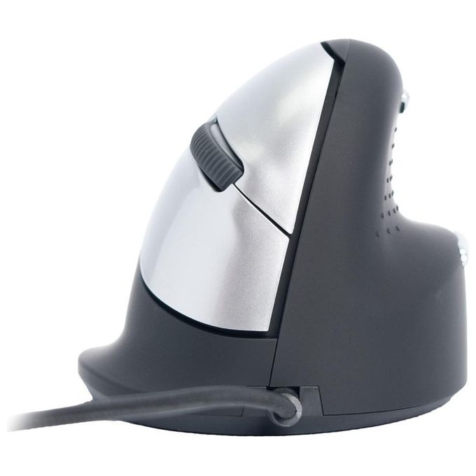 R Go Tools RGOHE Mouse Ergonomico Verticale per Destrorsi 5 Pulsanti 2400 DPI USB Tipo-A Nero