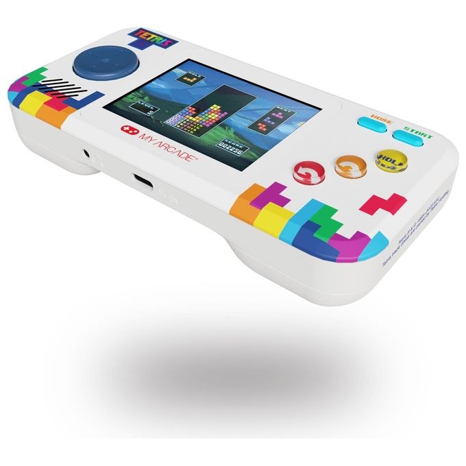 My Arcade DGUNL-7028 Tetris Pocket Player Pro Console da Gioco Portatile Schermo 2.75'' Alimentazione USB-C e Batterie AA colore Multicolore