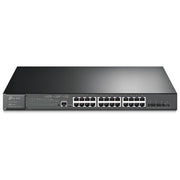 TP-Link TL-SG3428XMP Omada Switch Gestito L2+ 24 porte Gigabit PoE+ 384W 4 slot SFP+ 10G colore Nero