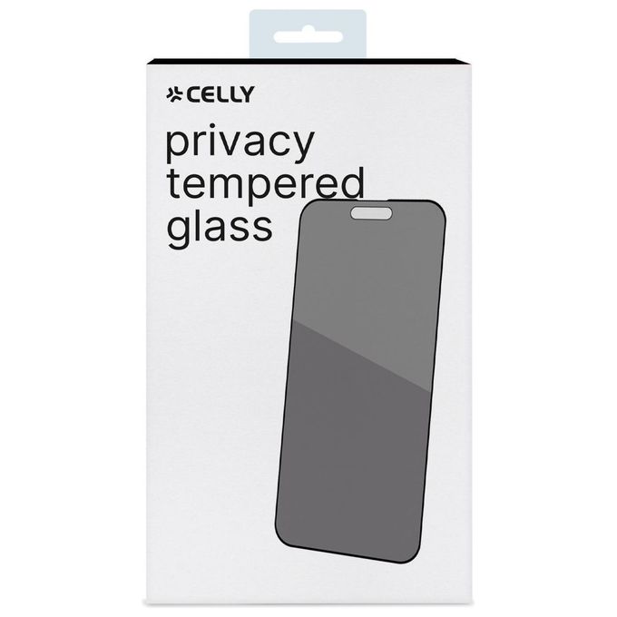 Celly Privacy Full per iPhone 15 Plus Nero