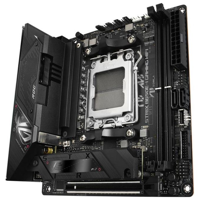 Asus ROG STRIX B650E-I GAMING WIFI Scheda Madre mini ITX Socket AM5 AMD B650 DDR5 64 GB Wi-Fi 6E colore Nero