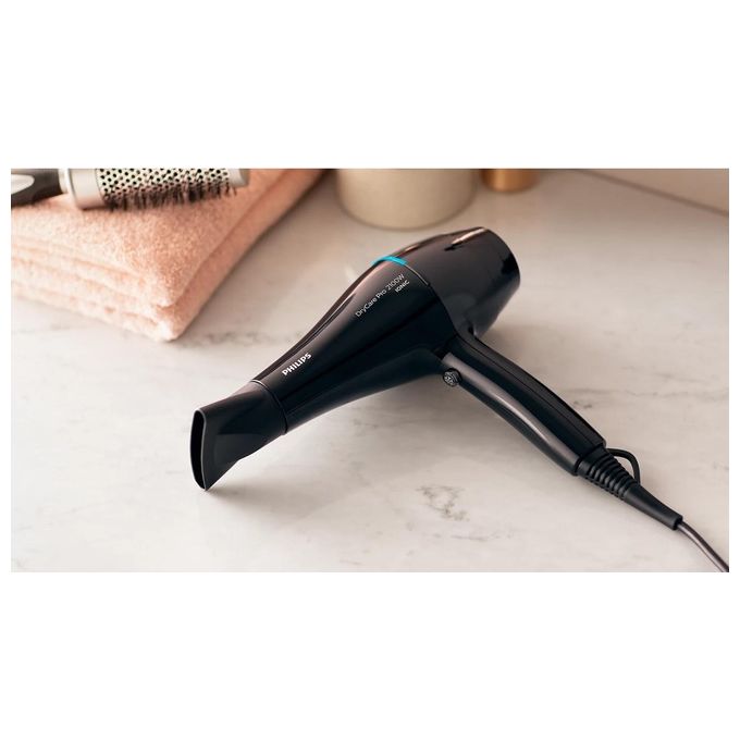 Philips BHD272-00 DryCare Pro Asciugacapelli 2100 W Motore AC ThermoProtect Ionico 6 velocita' concentratore 9 mm colore Nero