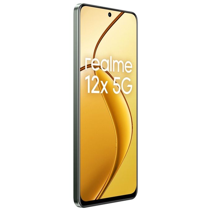 Realme RMX3997 12x Smartphone 5G 6 GB RAM 128 GB 6,67'' FHD+ 120 Hz Batteria 5000 mAh colore Glowing Black