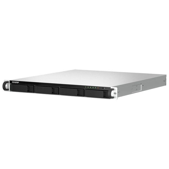 QNAP TS-464U-RP-8G TS-464U-RP NAS Rack 1U 4 bay Intel Celeron N5095 8 GB DDR4 2 porte 2,5GbE HDMI 4K colore Nero