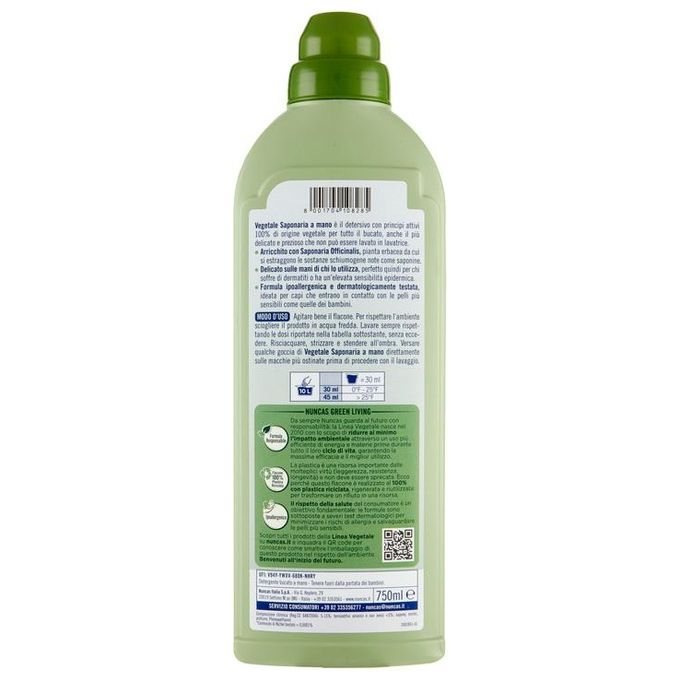 Nuncas Detersivo Saponaria Mano Ml 750