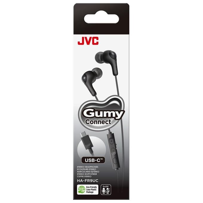 JVC HA-FR9UC-B Auricolare In Ear Nero Usb-C