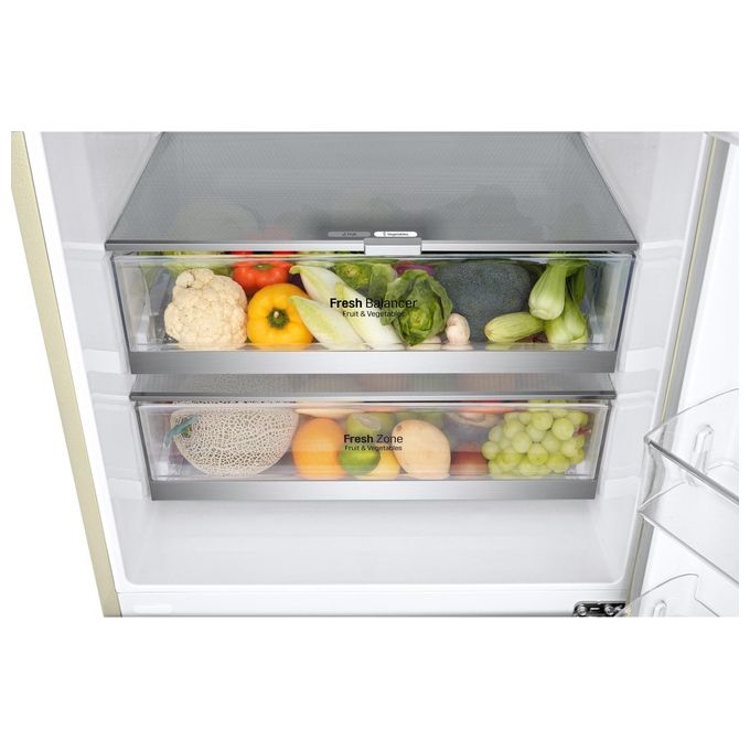 LG GBB567SECMN Frigorifero Combinato 462 L 185 cm Classe E 41 dB Total No Frost Wi-Fi colore Sabbia