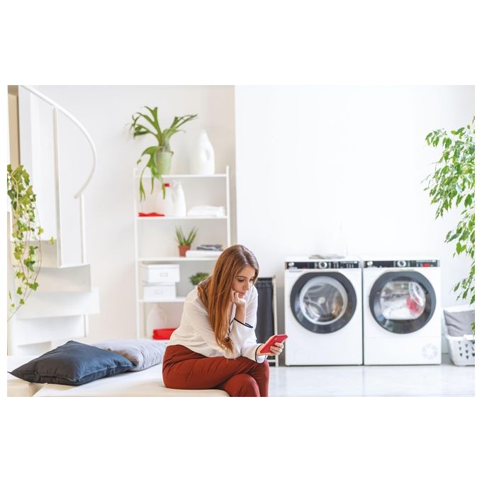 Hoover HWP49AMBC7-1-S Lavatrice caricamento frontale 9 Kg Classe A 1400 giri 53 cm Inverter Vapore