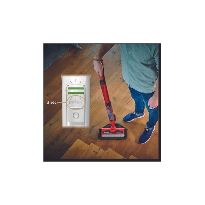 Einhell 3437110 CLEANEXXO Pulitore per pavimenti a batteria 18V Power X-Change 290 mm Boost autopulente senza batteria colore Rosso
