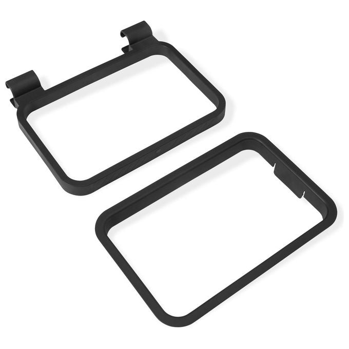 Weber 3400106 Works Kit Organizer Agganciabile per Barbecue con Porta Tovaglioli Porta Sacchetto e 4 Ganci per Utensili colore Nero