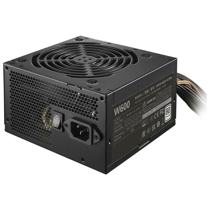 Cooler Master MPW-6001-ACBW-BEU Elite NEX White Alimentatore ATX 600W 80 PLUS Active PFC Non Modulare colore Nero