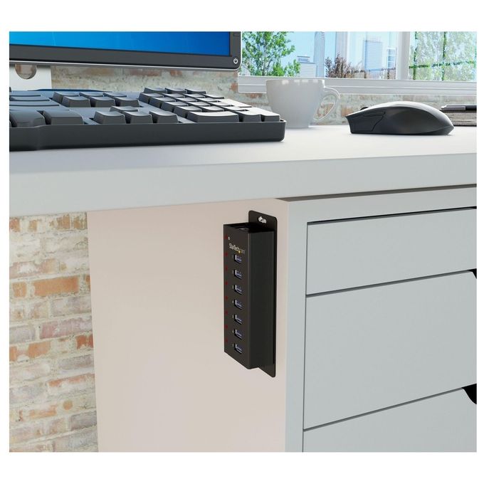 StarTech Consumer Io 7 porte Usb 3 Hub Desk - Wall Compact e Durable per Travel