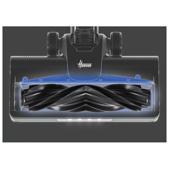 Hoover HF1P10P011 HF1 Plus Aspirapolvere a Bastone Ciclonico Senza Sacco 0,7 L 165 W 45 min autonomia colore Nero Blu