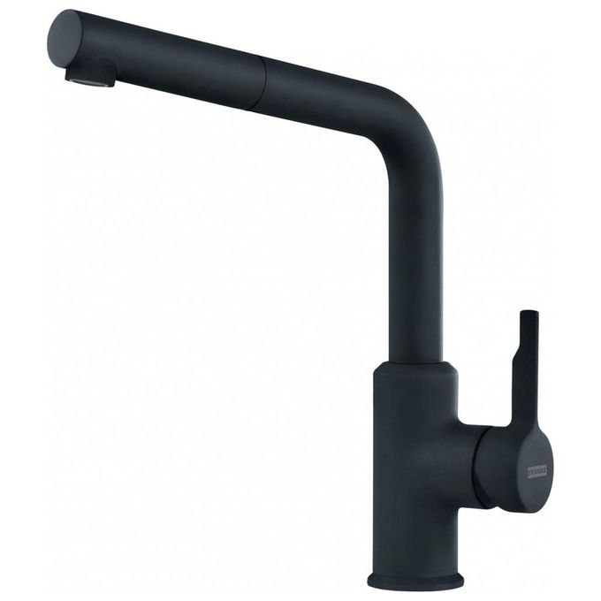 Franke 115.0627.523 Urban Miscelatore Monocomando con Doccetta Estraibile Rotazione Canna 150° Cartuccia Ceramica 35 mm colore Nero Opaco