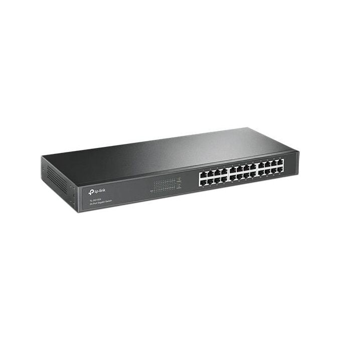 TP-LINK switch 24 porte lan gigabit metal case rackmount 19'' 1u